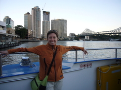 C and D on the Brisbane CityCat